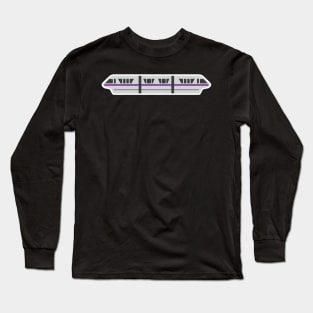 Monorail - Dark Purple Long Sleeve T-Shirt